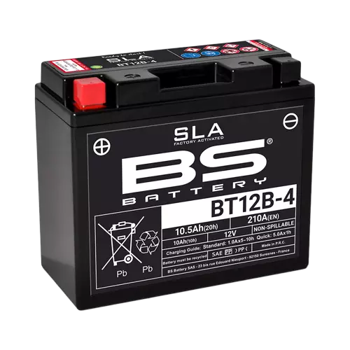 BS Battery BT12B-4 (FA) SLA - Sealed & Activated - Duell muut varaosat ja tarvikkeet - 131486 - 1