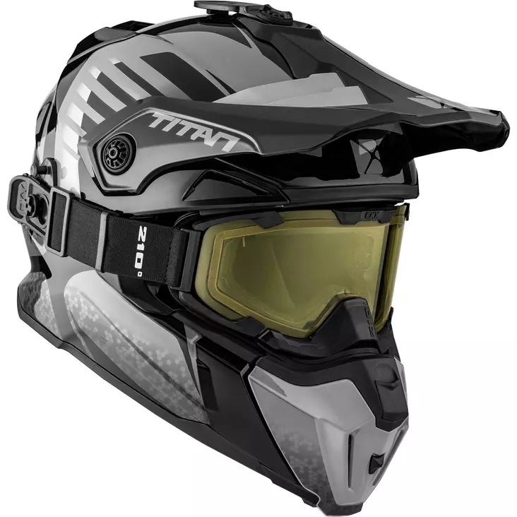 CKX Kypärä + Goggles TITAN Avid Harmaa S - Duell ajovarusteet - 59646 - 1