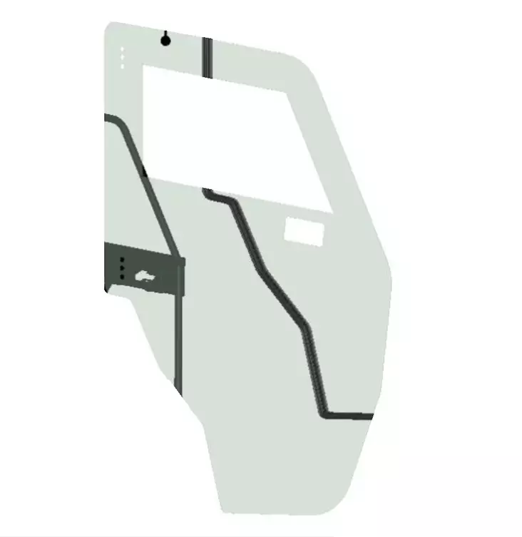 DFK Polykarbonaattipaneeli Vasen Yamaha Wolverine X2 -2020 - Duell ATV varaosat ja tarvikkeet - 29976 - 1