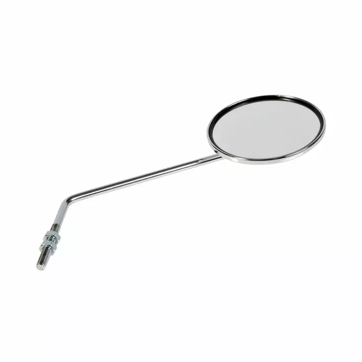 Forte Peili Vasen / Oikea Yleismalli Kromi Suoralasi M8 - Pantakiinnitys - Duell mopojen varaosat ja tarvikkeet - 114546 - 1