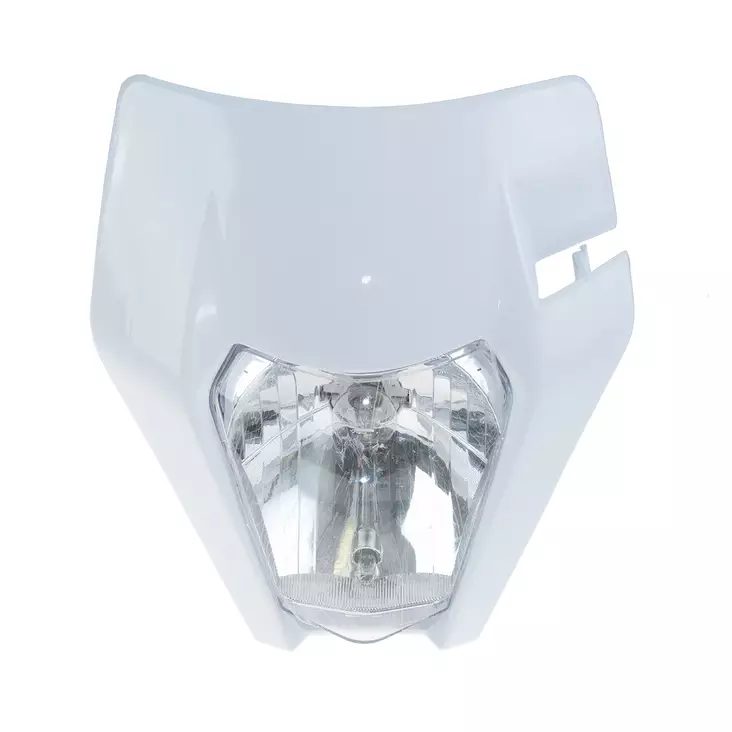 Forte Valomaski KTM-Style 17- Valkoinen sis. Kiinnityslenkit - Duell mopojen varaosat ja tarvikkeet - 114826 - 1