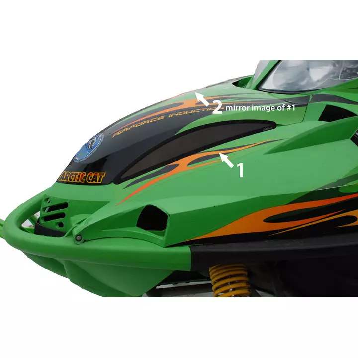 Frogzskin Arctic Cat Firecat/Sabercat External Vent Kit 2003-2006 (2pc) - Duell MK varaosat ja tarvikkeet - 24536 - 1