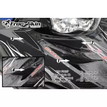 Frogzskin Polaris IQ Hood Vent Kit 2005-11 (4pc) - Duell MK varaosat ja tarvikkeet - 24796 - 1