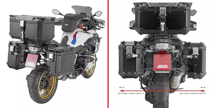 Givi Pannier Holder Bmw R1250Gs (19-23) - Duell MP varaosat ja tarvikkeet - 103076 - 1