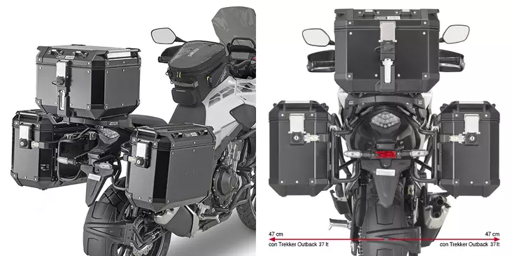 GIVI RAPID RELEASE SIDE CASE HOLDER - Duell MP varaosat ja tarvikkeet - 102386 - 1