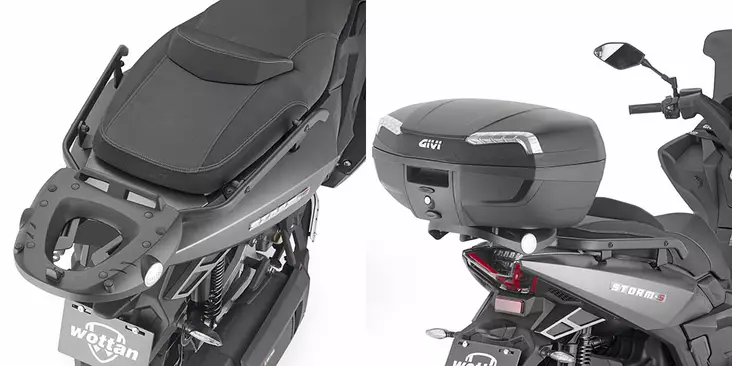 Givi REAR RACK WOTTAN STORM S 300 (2022) - Duell MP varaosat ja tarvikkeet - 101446 - 1