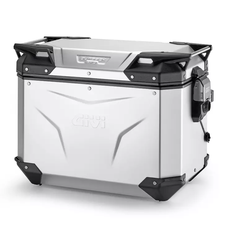 Givi Trekker Outback EVO Anodized Alu side-case Left 48ltr sold without lock - Duell MP varaosat ja tarvikkeet - 104206 - 1
