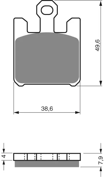 GOLDFREN Jarrupalat 200 Ceramic carbon AD - Duell MP varaosat ja tarvikkeet - 67836 - 1