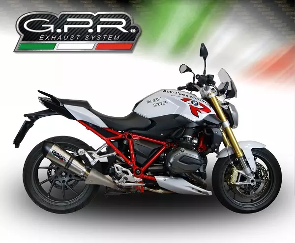 GPR Bmw R 1200 R-Lc 2015/16 EC-Approv. slip-on exhaust Gpe Ann. Titaium - Duell MP varaosat ja tarvikkeet - 111256 - 1