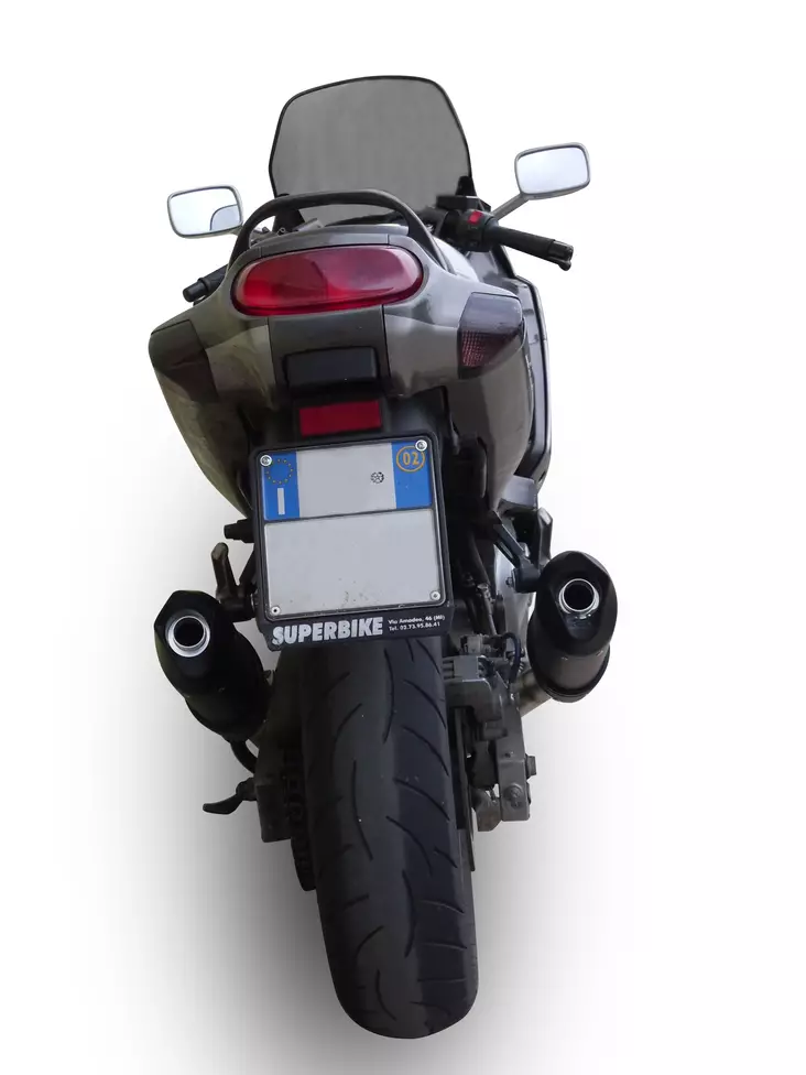 GPR Kawasaki Zzr 600 2002/06 Pair EC-Approv. slip-on exhaust Furore Nero - Duell MP varaosat ja tarvikkeet - 108016 - 1