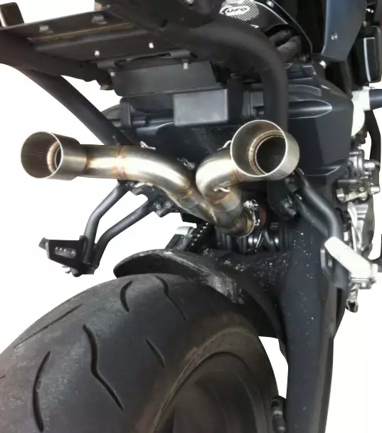 GPR Yamaha Mt-03 660 2006/13 Pair EC-Approv. slip-on exhaust Gpe Ann. Titaium - Duell MP varaosat ja tarvikkeet - 105876 - 1