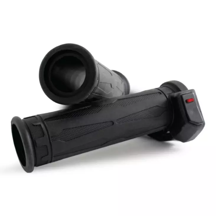 Hyper Lämpökahvat 22/22x130 mm, peukalonlämmittimillä ja katkaisijalla - Mönkijän kahvanlämmittimet - 986 - 1