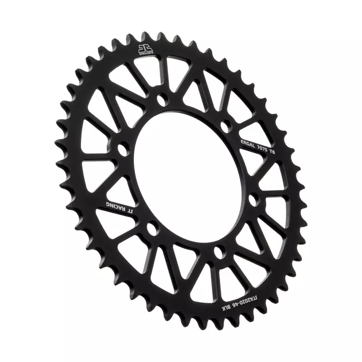 JT Takaratas Alumiini 7075 T6 JTA2020.48BLK Musta - Duell MP varaosat ja tarvikkeet - 118906 - 1
