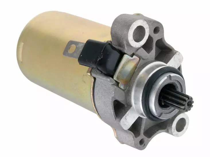 Käynnistysmoottori Piaggio-moottori 2-T ruisku & 4-T cc:56.5mm / 10-hammsta - Duell mopojen varaosat ja tarvikkeet - 114796 - 1