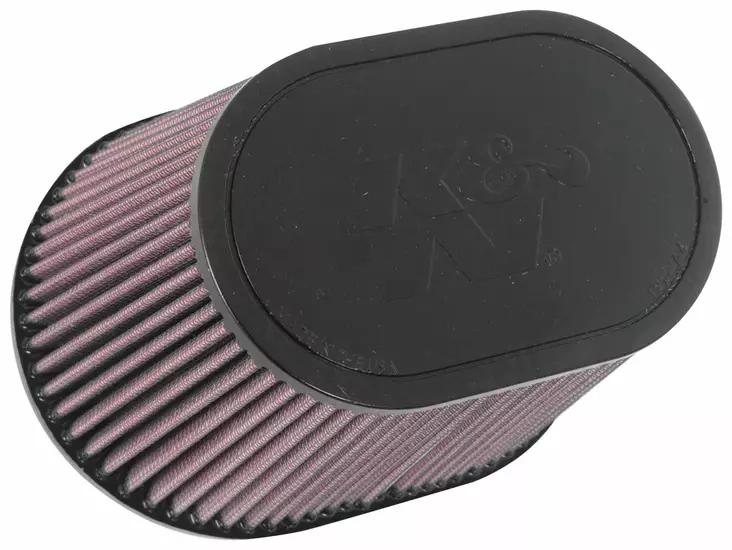 K&N Universal Clamp-On Air Filter Oval Flg: 6-1/4" X 4" 7-7/8" X 5-1/2"B 6-1/4 - Duell MP varaosat ja tarvikkeet - 127136 - 1