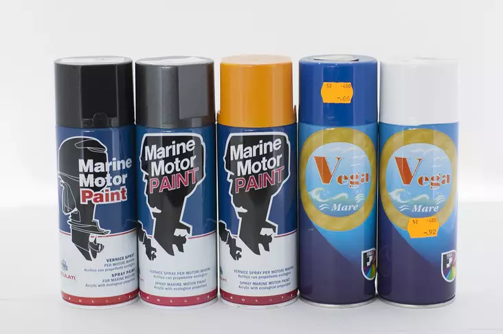 Moottorimaali 400ml Vetus Keltainen - Duell venetarvikkeet - 4456 - 1