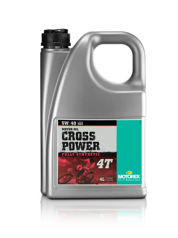 Motorex Cross Power 4T 5W/40 4 ltr (4) - Duell öljyt ja muut nesteet - 62576 - 1