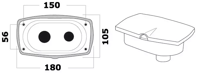 New Edge Suihkuboxi 2.5m valk. - Duell venetarvikkeet - 7036 - 1