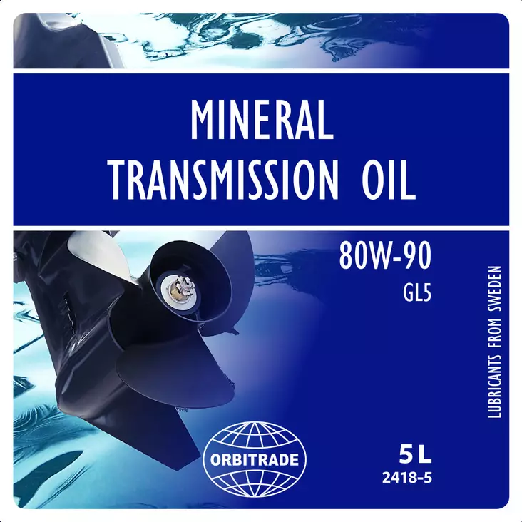 Orbitrade Gear oil mineral 80W-90 5L - Duell venetarvikkeet - 136156 - 1