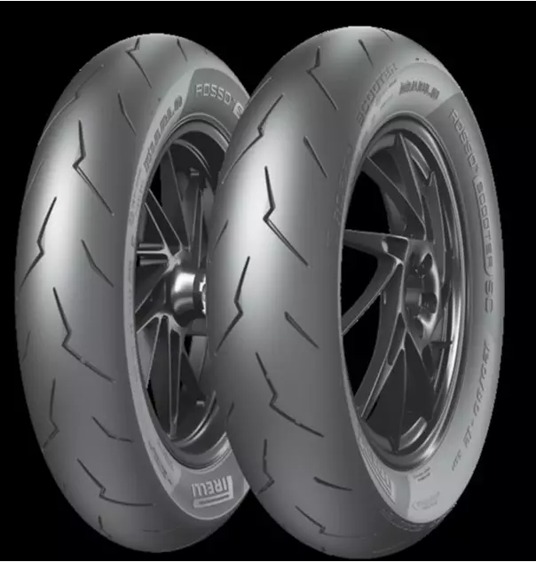 Pirelli Diablo Rosso Scooter SC 120/80-12 M/C 55P TL Re. - Duell renkaat - 64636 - 1