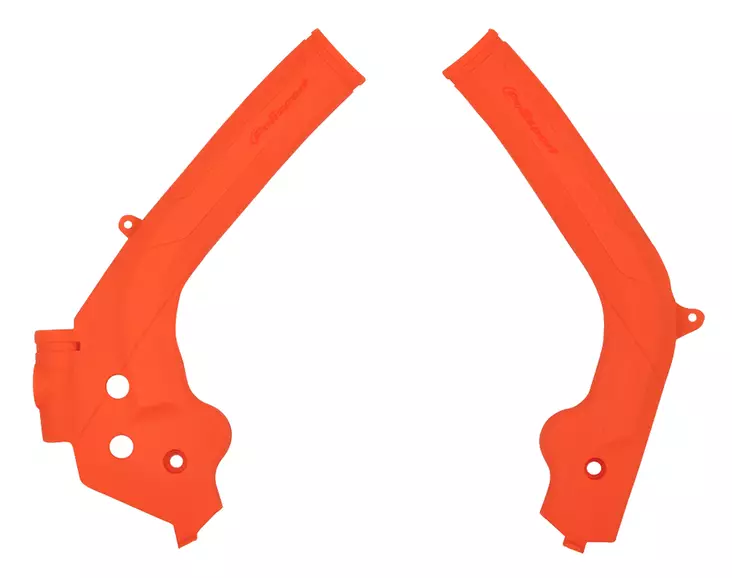 Polisport frame protector SX/SX-F/FC/TC(16-18) EXC/F/FE/TE(17-19) Orange (12) - Duell MP varaosat ja tarvikkeet - 129256 - 1