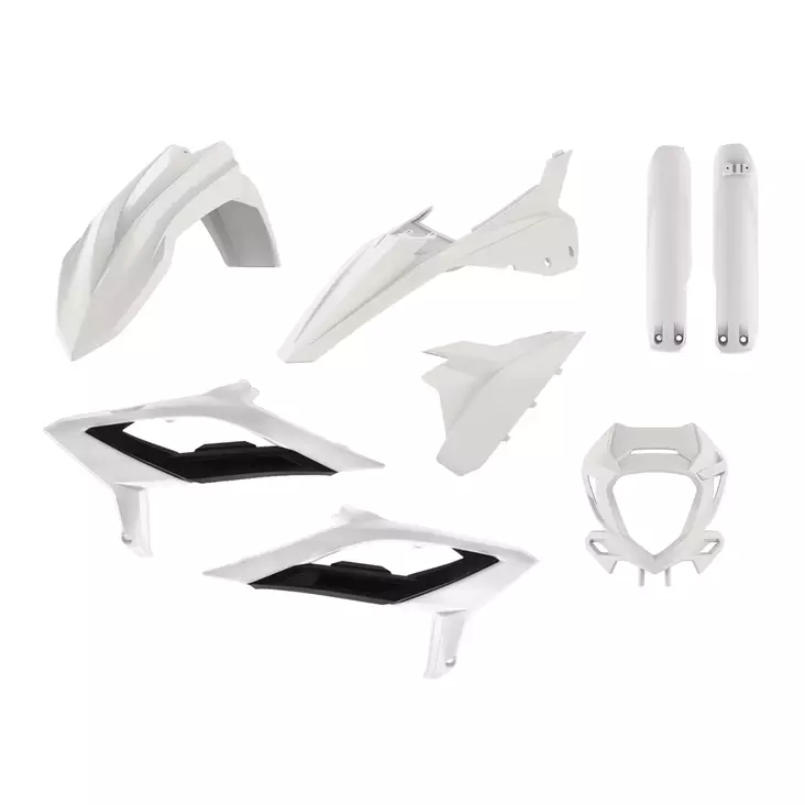 Polisport Full kit Beta RR 250/300 2T 350/400/450 4T (23-24) White (1) - Duell MP varaosat ja tarvikkeet - 129746 - 1