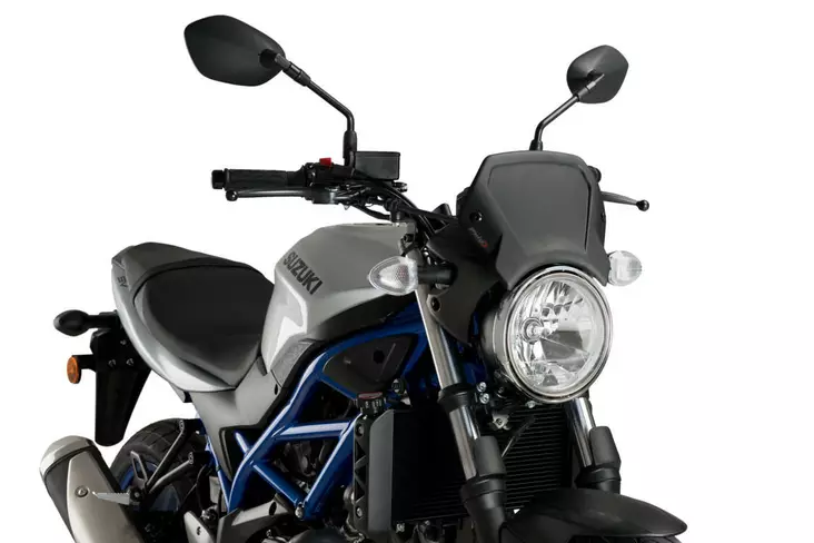 Puig Aluminium Front Plate Universal Fork /Black - Duell MP varaosat ja tarvikkeet - 94646 - 1