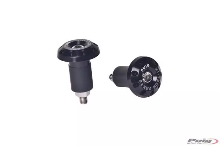 Puig Bar Ends Aluminium Race Universal C/Black 13-18mm - Duell MP varaosat ja tarvikkeet - 92546 - 1