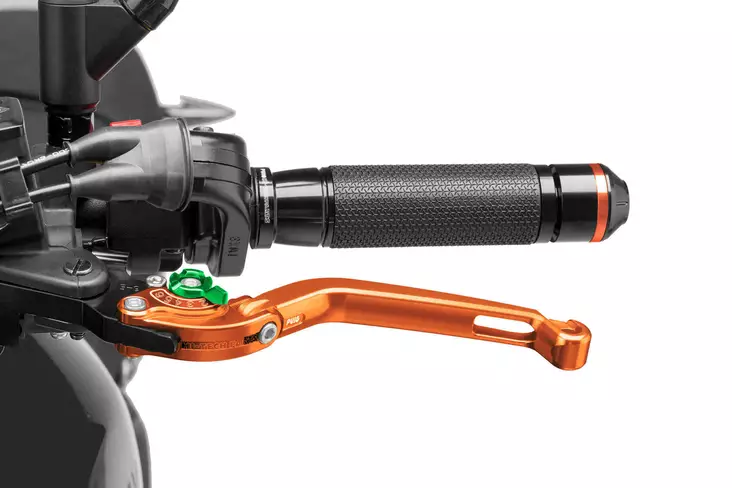 Puig Foldable Clutch Lever 16'C/Orange Selector C/Vert - Duell MP varaosat ja tarvikkeet - 94186 - 1