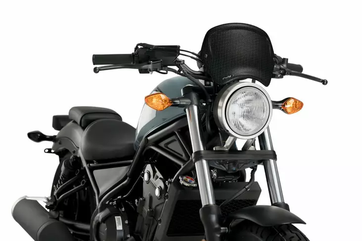 Puig Front Plate Abs Honda Cmx500 Rebel C/Carbon Look - Duell MP varaosat ja tarvikkeet - 94166 - 1