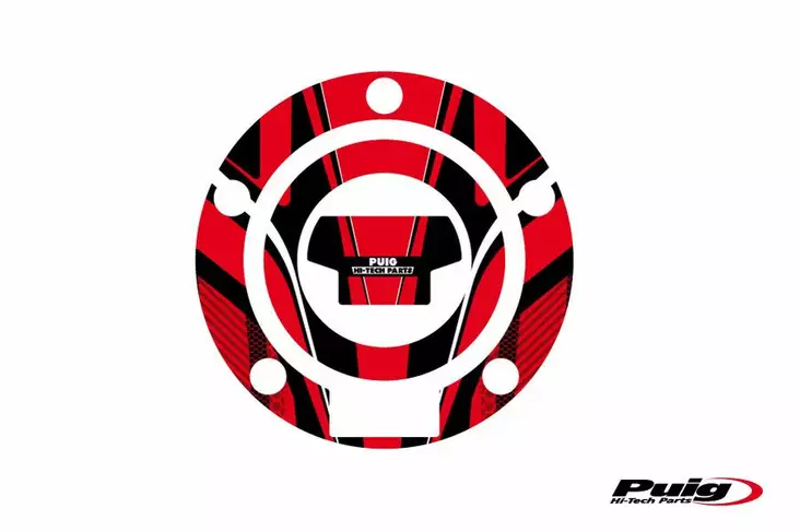 Puig Fuel Cap Cover Mod. Radical Yamaha C/Red - Duell MP varaosat ja tarvikkeet - 92766 - 1