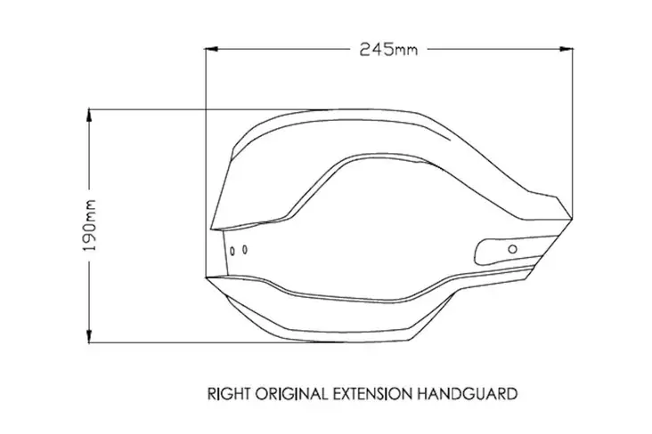Puig Hand Guards Ext. Bmw R1200Gs/S1000Xr/F850Gs/750 - Duell MP varaosat ja tarvikkeet - 94726 - 1