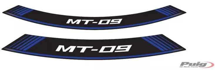 Puig Kit 8 Rim Strips Mt-09 C/Blue - Duell MP varaosat ja tarvikkeet - 90646 - 1
