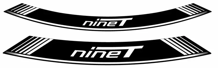 Puig Kit 8 Rim Strips R Nine T C/White - Duell MP varaosat ja tarvikkeet - 90796 - 1