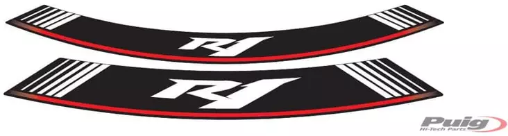 Puig Kit 8 Rim Strips R1 C/Silver - Duell MP varaosat ja tarvikkeet - 92226 - 1