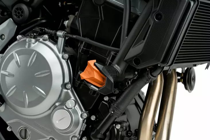 Puig Kit Rubbers For Frame Slider R19 C/Orange - Duell MP varaosat ja tarvikkeet - 94336 - 1