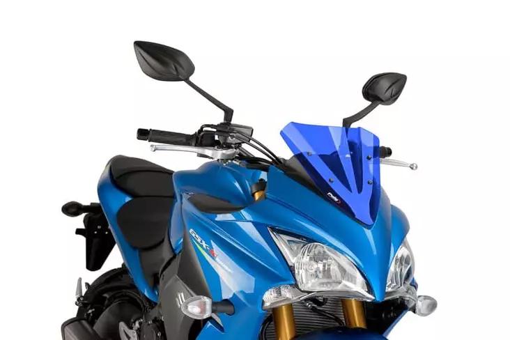 Puig Racing Screen Gsx-S1000F 15'-21' C/Blue - Duell MP varaosat ja tarvikkeet - 91396 - 1