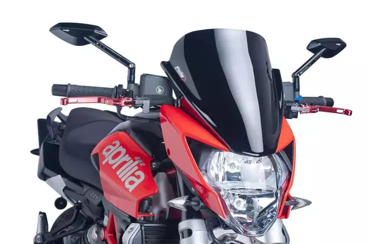 Puig Racing Screen Shiver 750 10-14 C/Black - Duell MP varaosat ja tarvikkeet - 92706 - 1