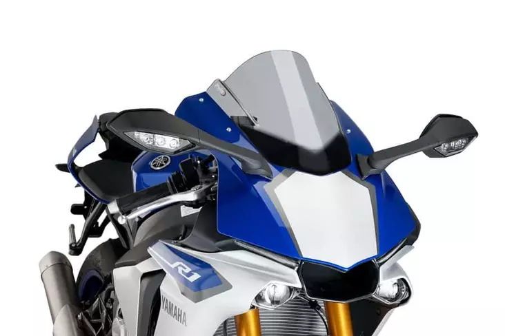 Puig Racing Screen Yamaha Yzf-R1 15'-18' C/Smoke - Duell MP varaosat ja tarvikkeet - 91576 - 1