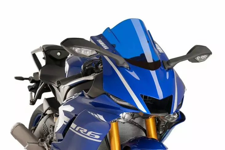 Puig Racing Screen Yamaha Yzf-R6 17-23' C/Blue - Duell MP varaosat ja tarvikkeet - 89236 - 1