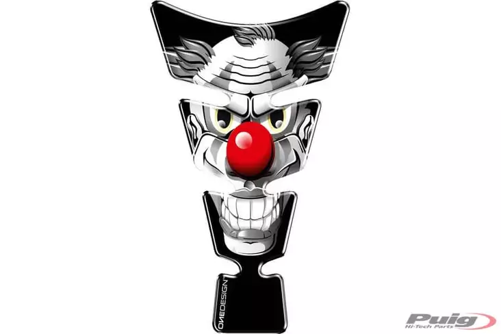 Puig Tank Pad Clown C/Gray - Duell MP varaosat ja tarvikkeet - 91086 - 1