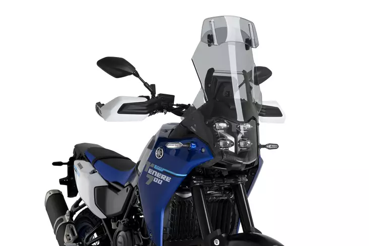Puig Touring Screen/Vis Yamaha Tenere 700 25' C/Fume Cl - Duell MP varaosat ja tarvikkeet - 95716 - 1