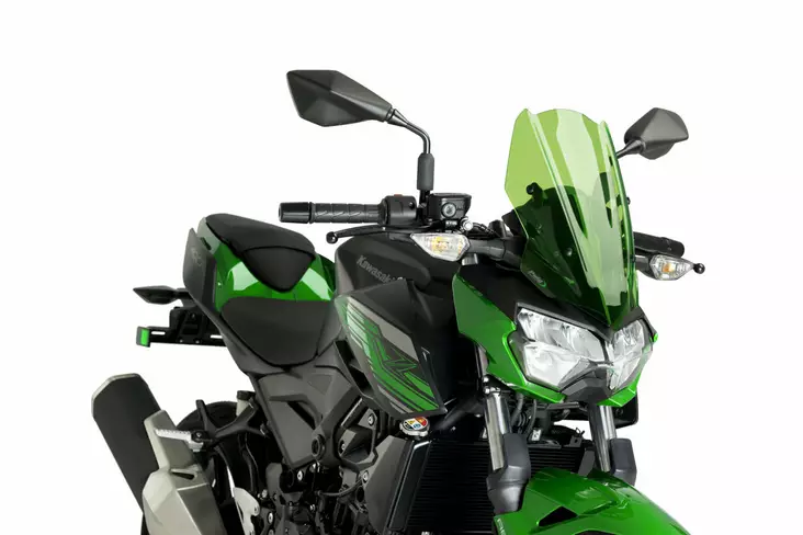 Puig Wind. New Generation Kawasaki Z400 19' C/Green - Duell MP varaosat ja tarvikkeet - 94476 - 1