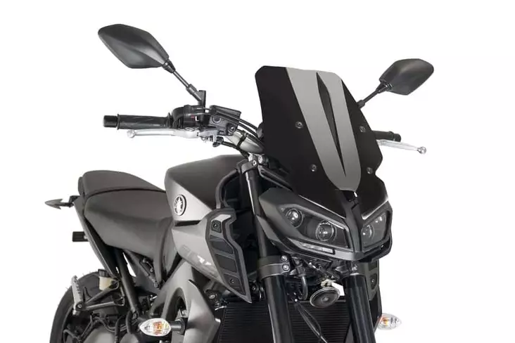 Puig Windshield N.G. Touring Yamaha Mt09 17-18' C/Black - Duell MP varaosat ja tarvikkeet - 91016 - 1