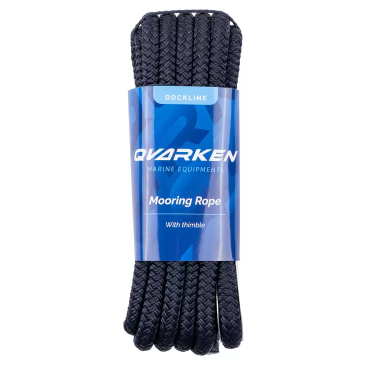 Qvarken Kiinnitysköysi Dockline koussilla 18mm 6m navy sin - Duell venetarvikkeet - 139666 - 1