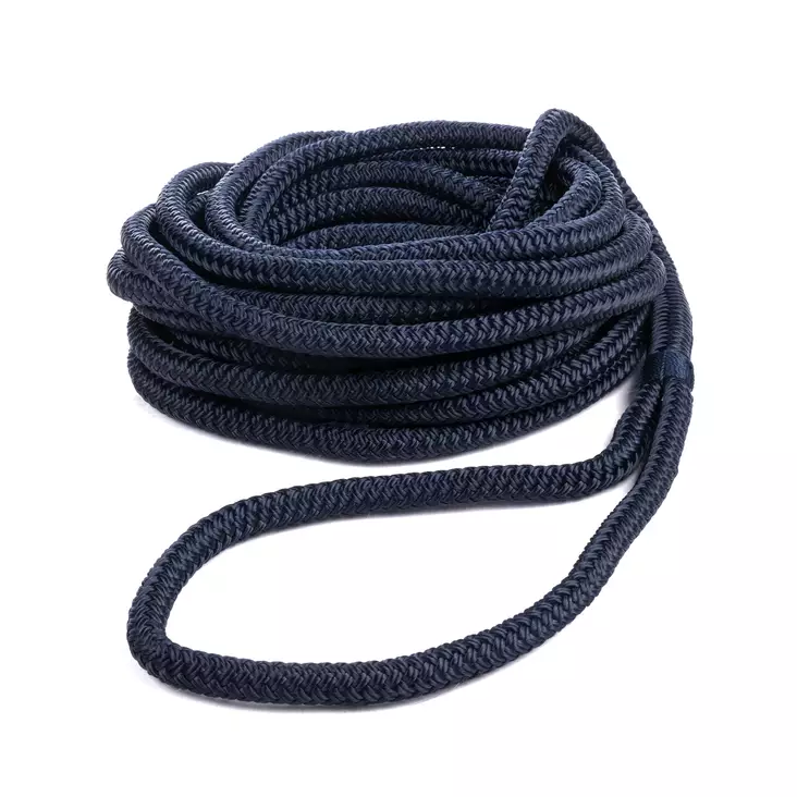 Qvarken Kiinnitysköysi Dockline silmukalla 16mm 15m navy sin - Duell venetarvikkeet - 139996 - 1