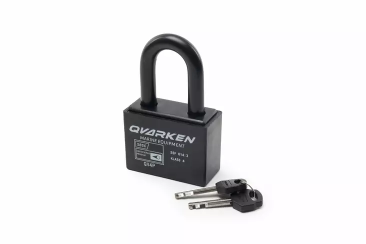 Qvarken Riippulukko Luokka 4.2 avainta - Duell venetarvikkeet - 66366 - 1