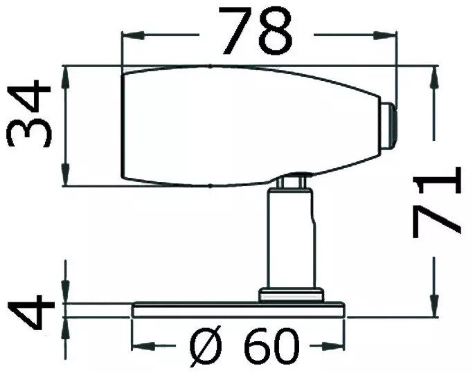 Rana articulated LED light High Power 12/24 V - Duell venetarvikkeet - 7526 - 1