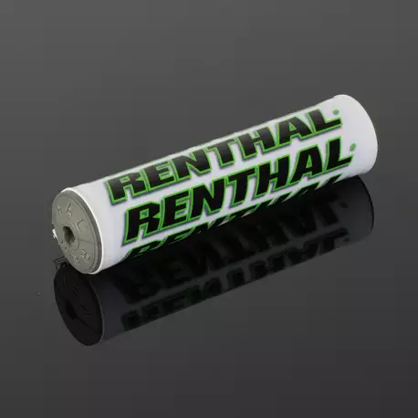Renthal Shiny Pehmuste Small Valkoinen/Vihreä (8,5") - Duell MP varaosat ja tarvikkeet - 69406 - 1