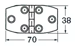 S.S Sarana 70x38mm - Duell venetarvikkeet - 5536 - 1